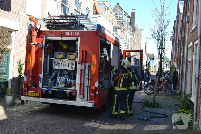 Gasleiding geraakt tijdens verbouwwerkzaamheden