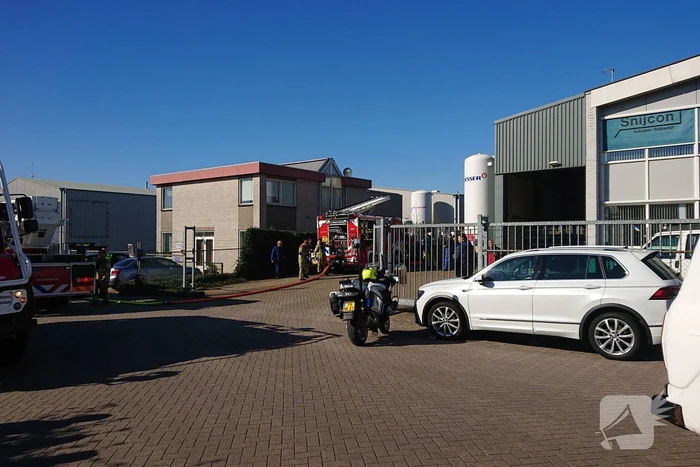 Brand in bedrijfspand Snijcon op industrieterrein Remmerden
