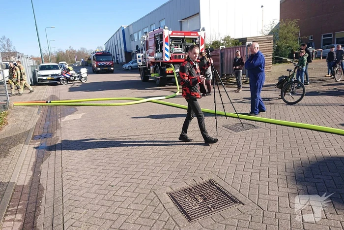 Brand in bedrijfspand Snijcon op industrieterrein Remmerden