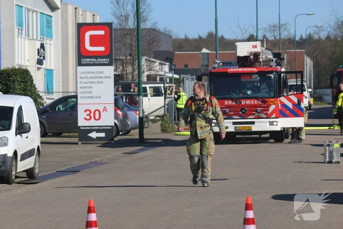 Brand in bedrijfspand Snijcon op industrieterrein Remmerden