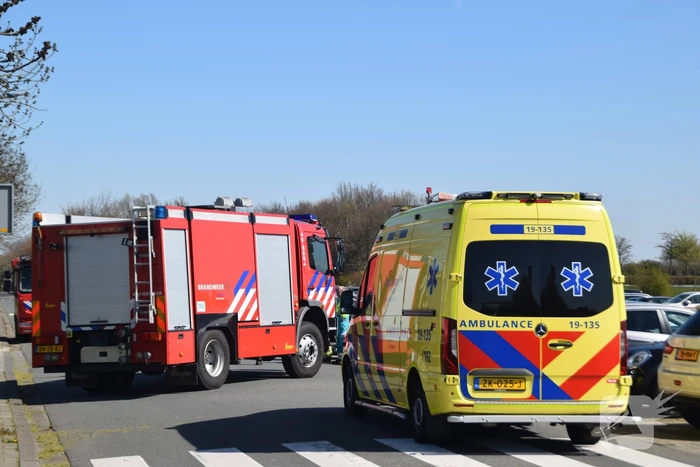 Traumahelikopter haalt coronapatiënt op
