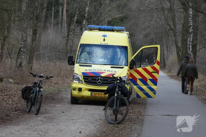 Fietsster gewond na val