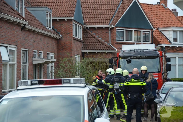 Brand op bovenverdieping van woning