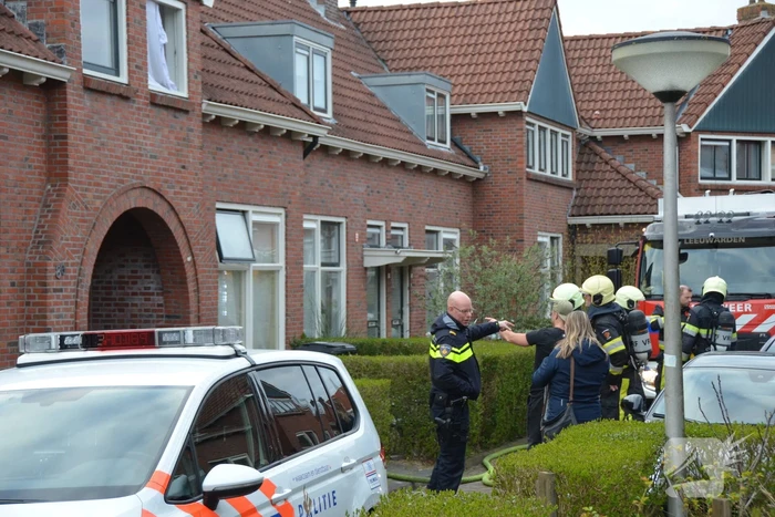 Brand op bovenverdieping van woning