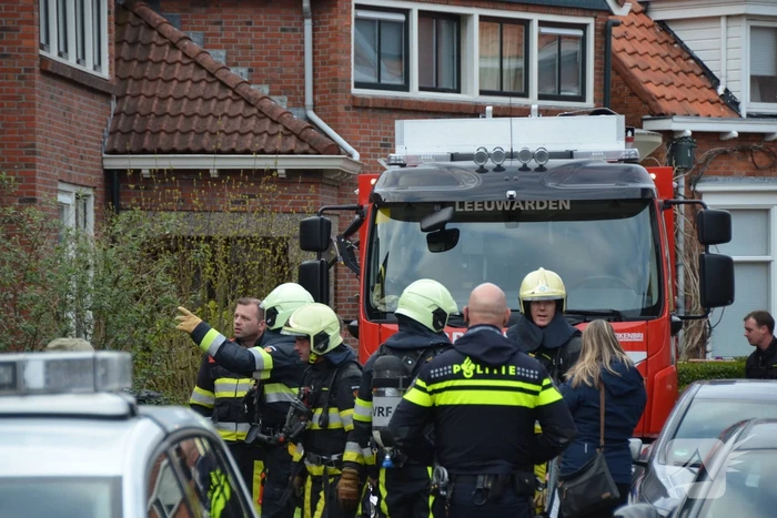 Brand op bovenverdieping van woning