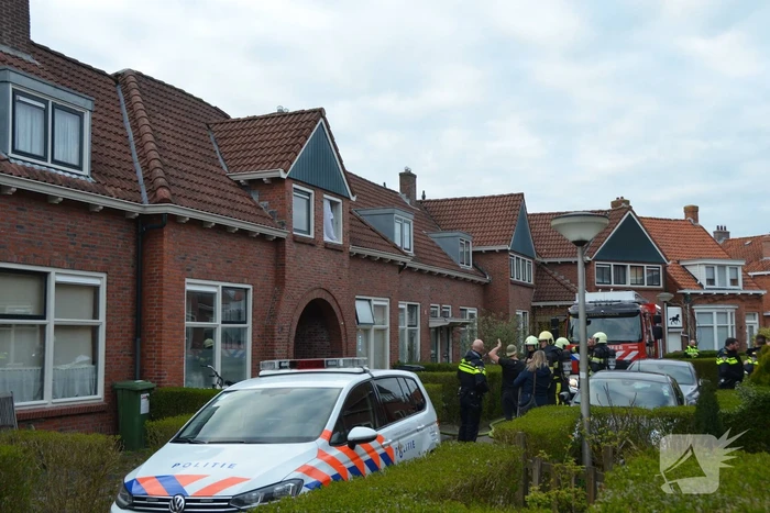 Brand op bovenverdieping van woning