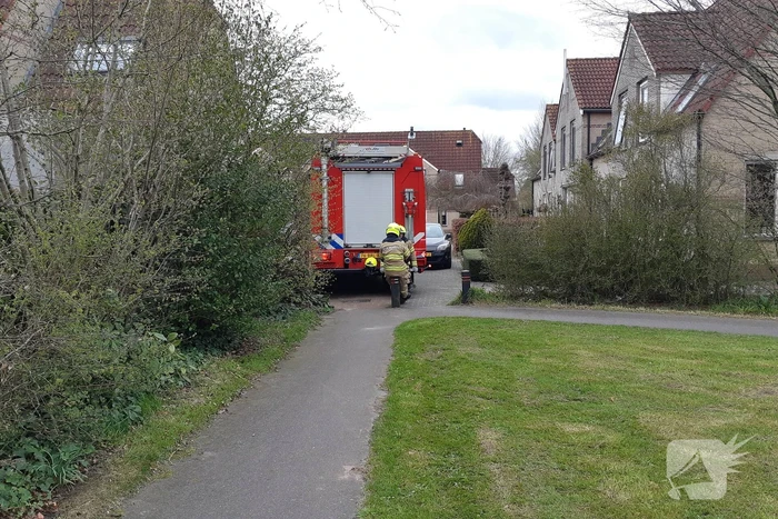 Man gewond bij brand in woning
