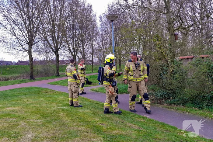 Man gewond bij brand in woning