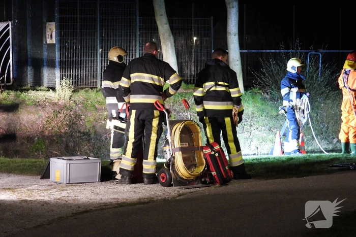 Fietslamp in sloot zorgt voor massale inzet hulpdiensten