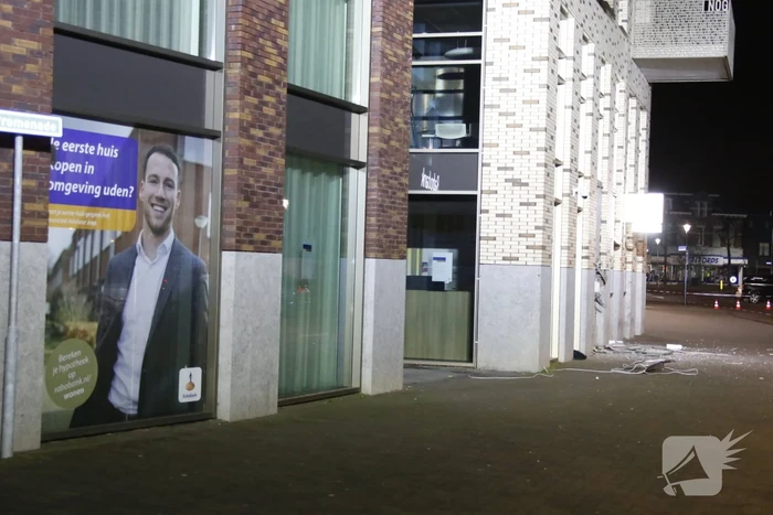 Stortautomaat Rabobank opgeblazen