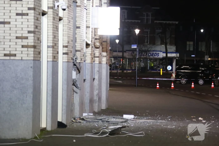 Stortautomaat Rabobank opgeblazen
