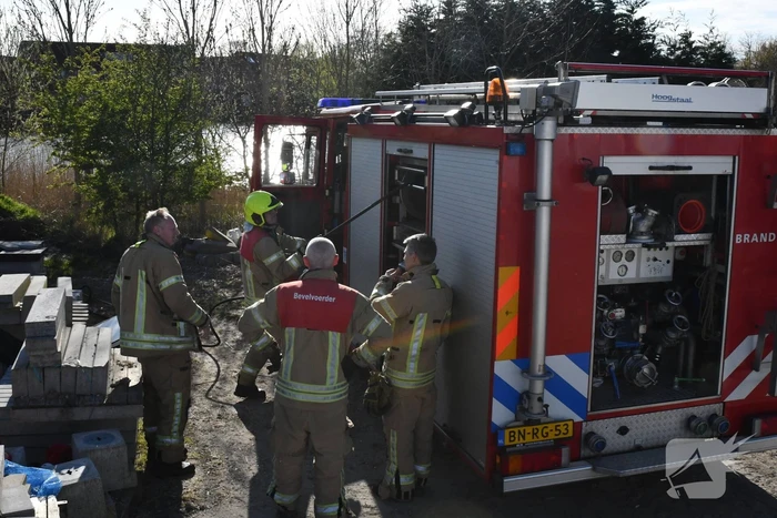 Buitenbrand op Industrieterrein Kickersbloem