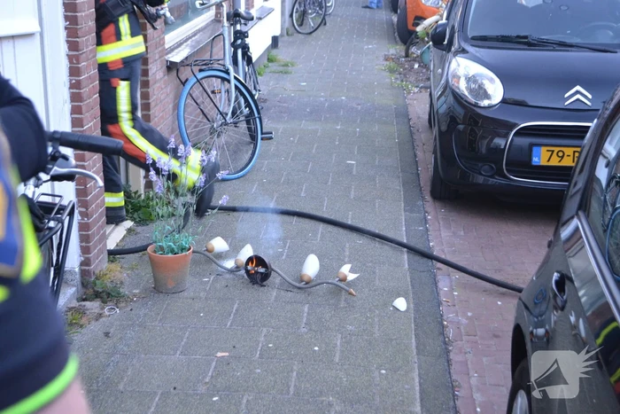 Hanglamp veroorzaakt brand in woning