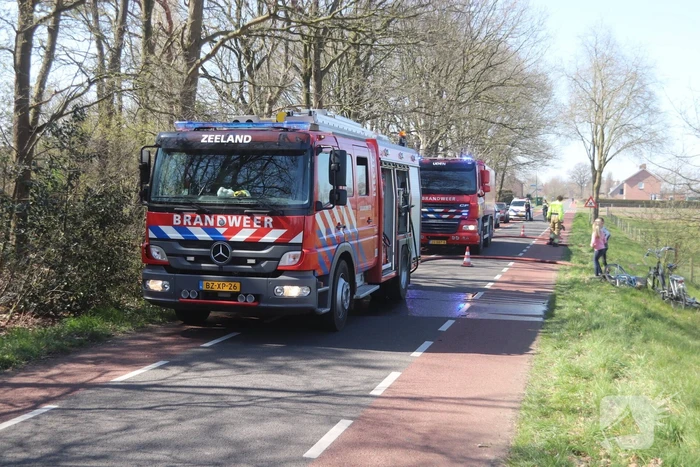 Brand in groot stuk bossage