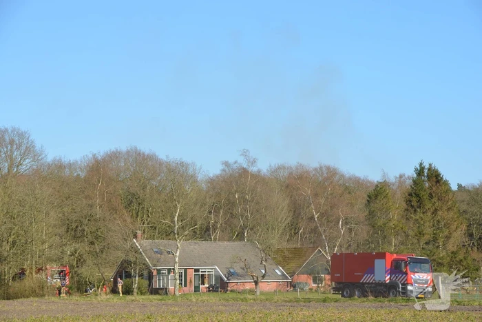 Groot stuk natuur in brand