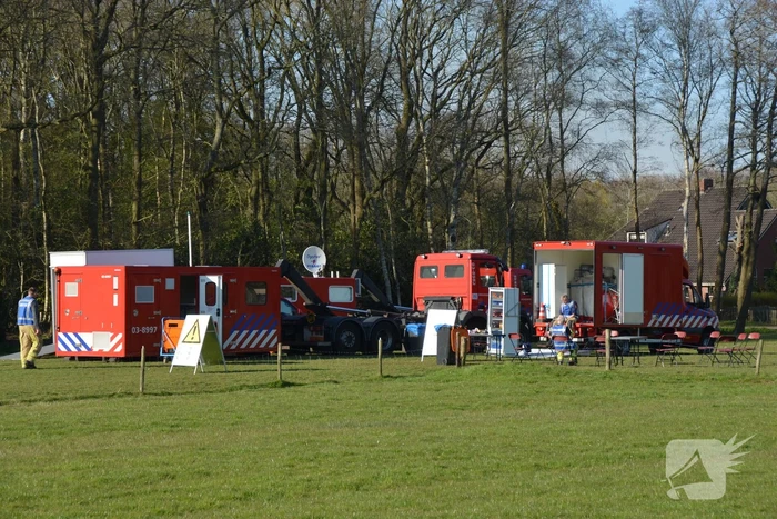 Groot stuk natuur in brand