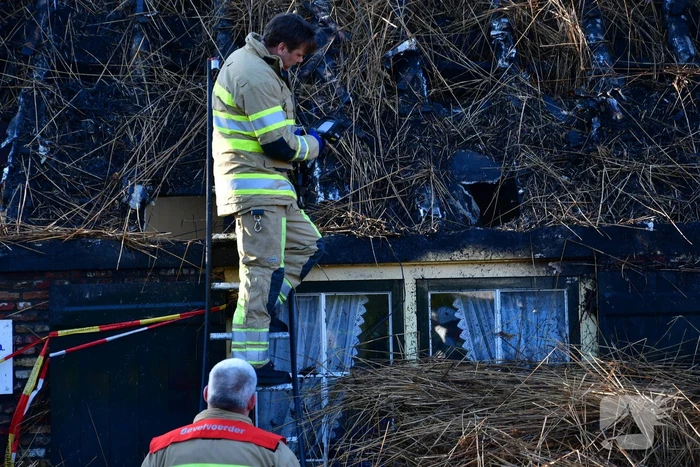 Deel boerderijwoning in vlammen opgegaan
