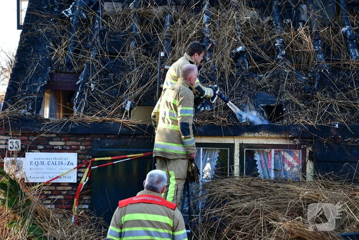 Deel boerderijwoning in vlammen opgegaan