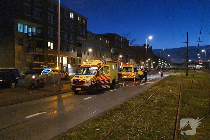 Twee gewonden na valpartij met scooter