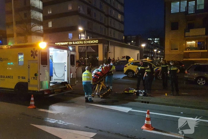 Twee gewonden na valpartij met scooter