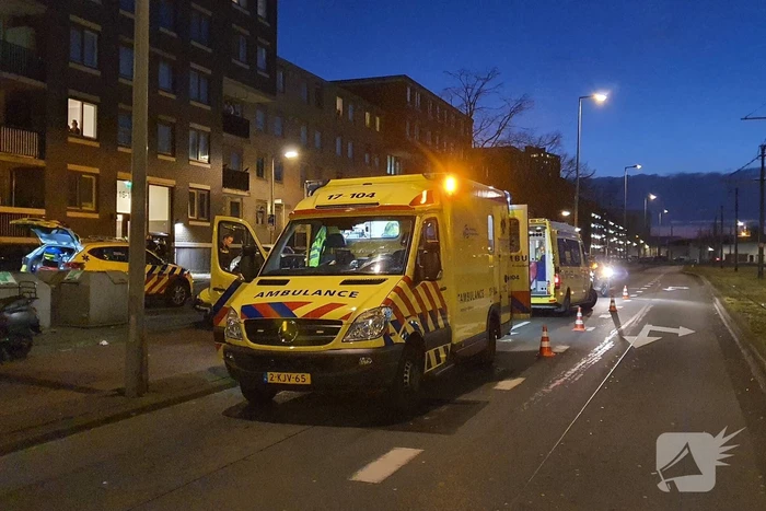 Twee gewonden na valpartij met scooter