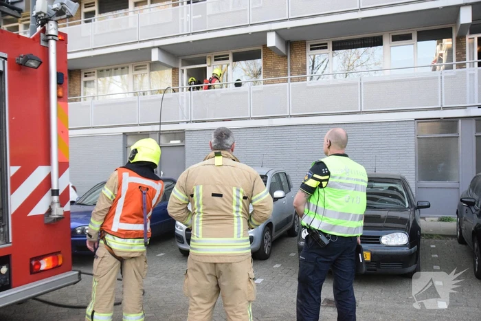 Gewonde bij brand in appartement