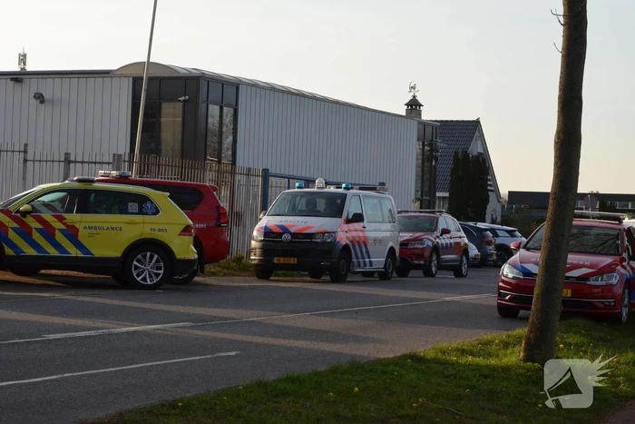 Brandje in opslagloods