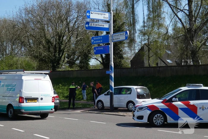 Fietser gewond bij aanrijding met auto