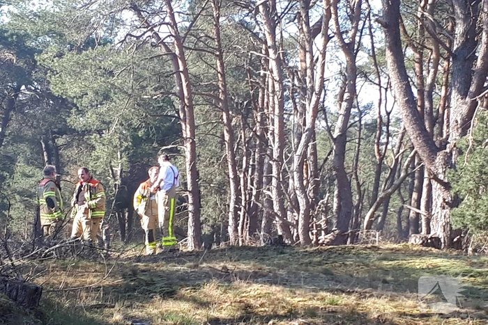 Stuk heidebrand snel onder controle