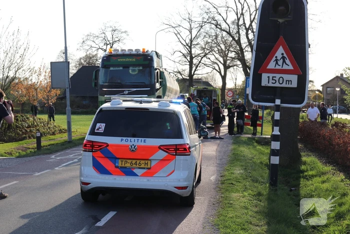 Fietsster ernstig gewond na ongeval