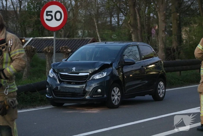 Veel schade bij kop staart aanrijding