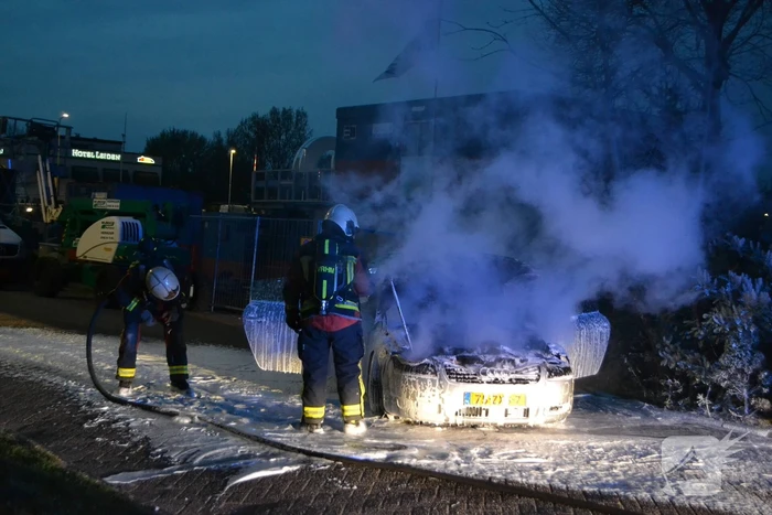 Autobrand mogelijk aangestoken