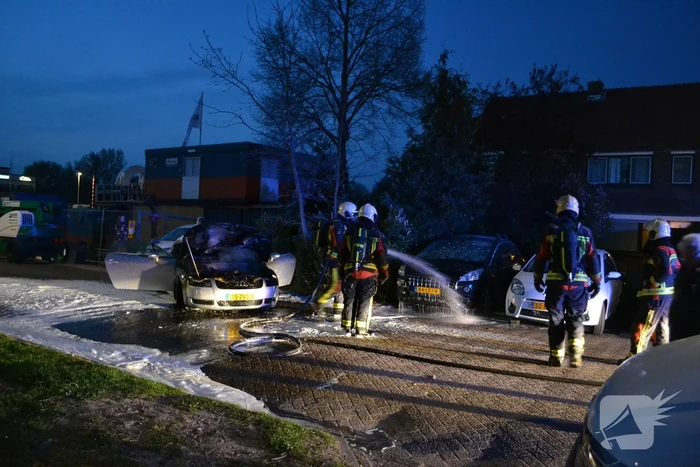 Autobrand mogelijk aangestoken