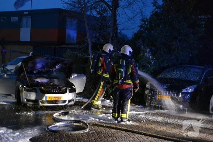 Autobrand mogelijk aangestoken