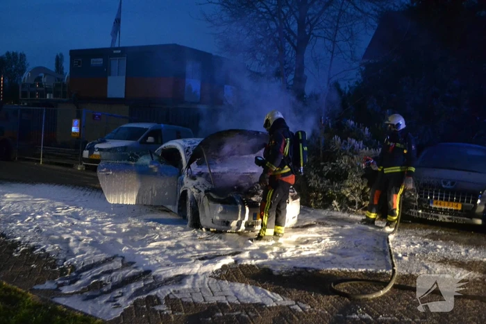 Autobrand mogelijk aangestoken