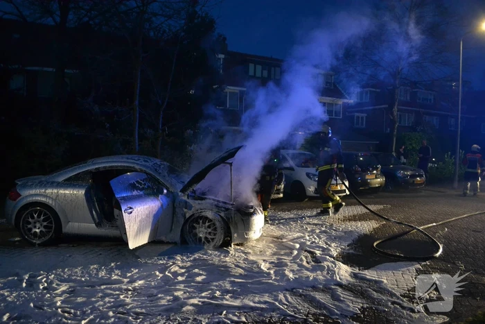 Autobrand mogelijk aangestoken