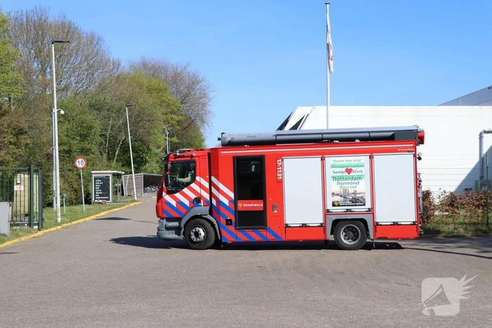 Brand bij RET remise