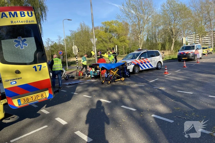 Persoon ernstig gewond na aanrijding met politiewagen