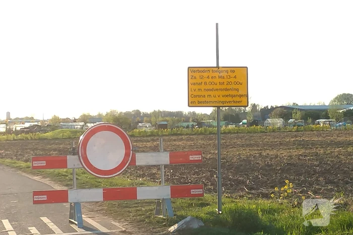 Gemeente plaatst waarschuwingsborden voor afsluiten dijken