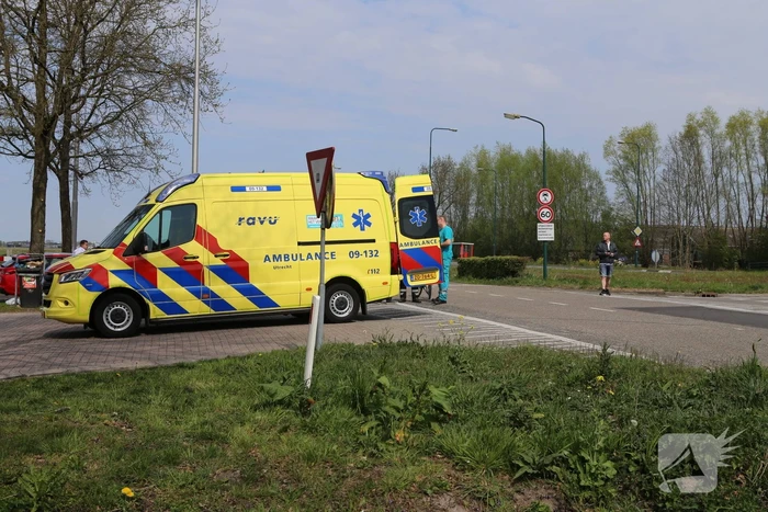 Scooterrijder gaat onderuit