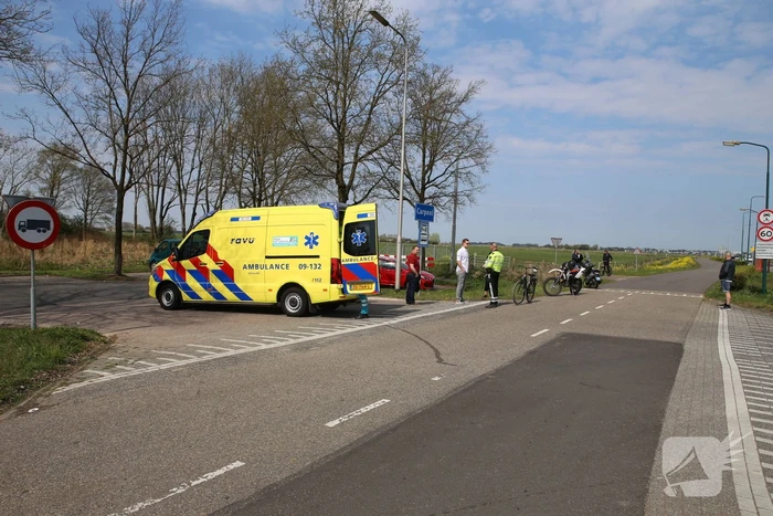 Scooterrijder gaat onderuit