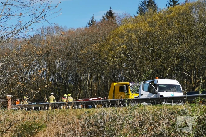 Gewonden bij aanrijding op snelweg