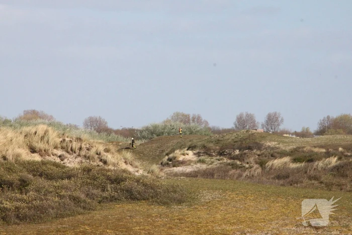 Flinke inzet bij duinbrand