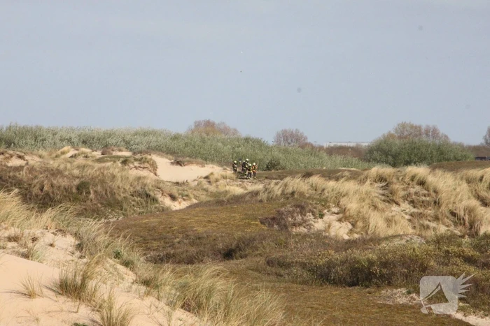 Flinke inzet bij duinbrand