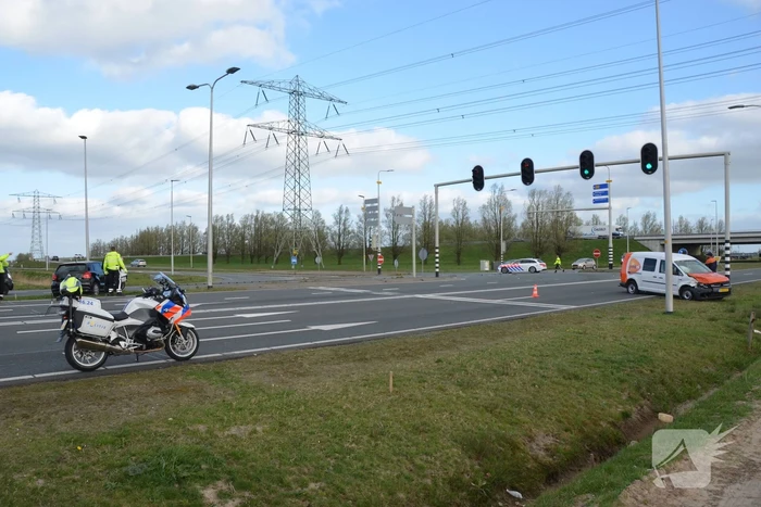 Flinke schade na ongeval op kruising