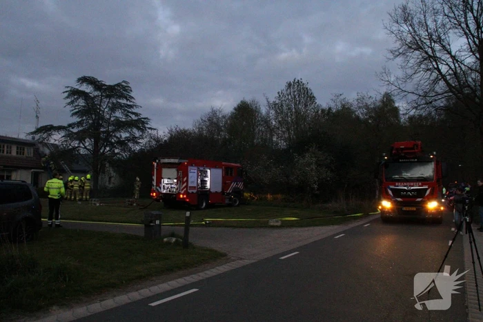 Flinke rookontwikkeling bij dakbrand