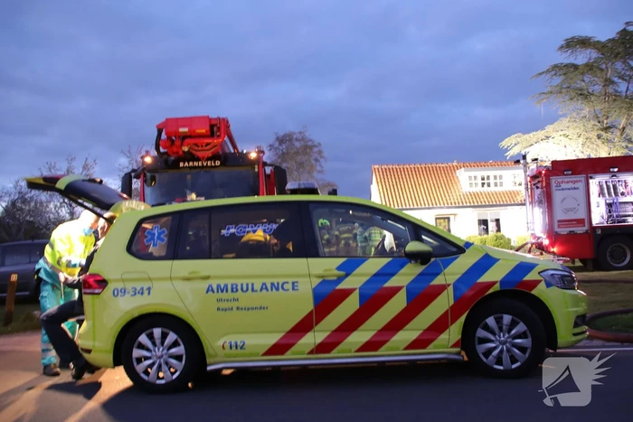 Flinke rookontwikkeling bij dakbrand