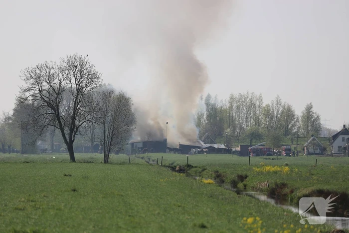 Grote brand in paardenstal