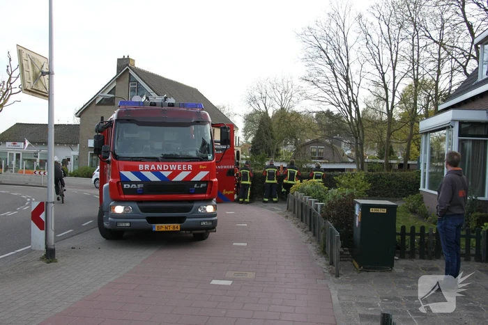 Brand in bos vermoedelijk aangestoken