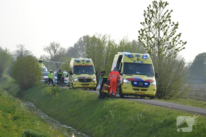 Traumahelikopter assisteert bij medische noodsituatie